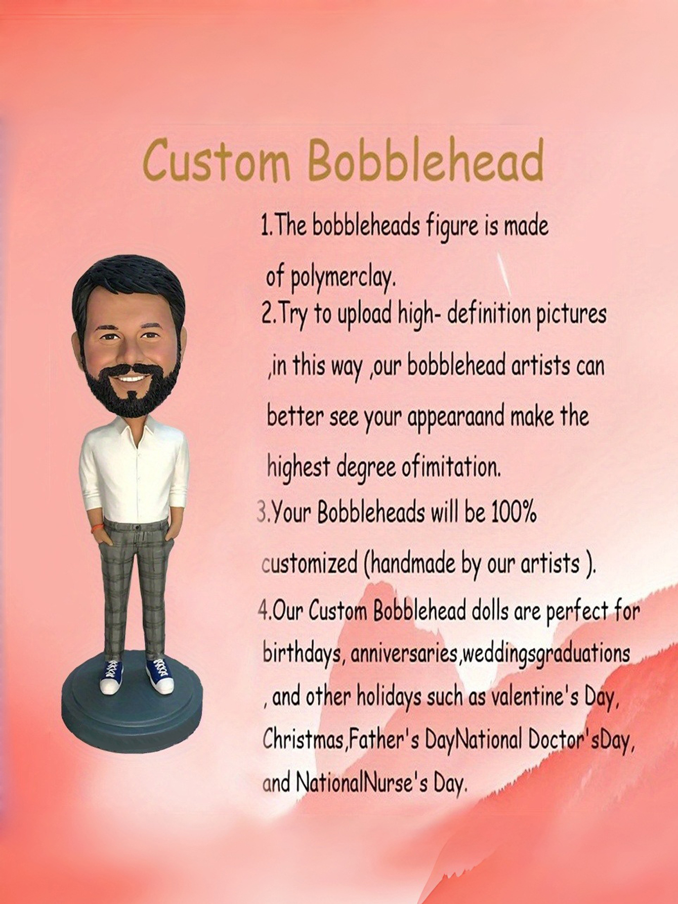 Custom Handcrafted Clay Figurines of Cartoon Characters